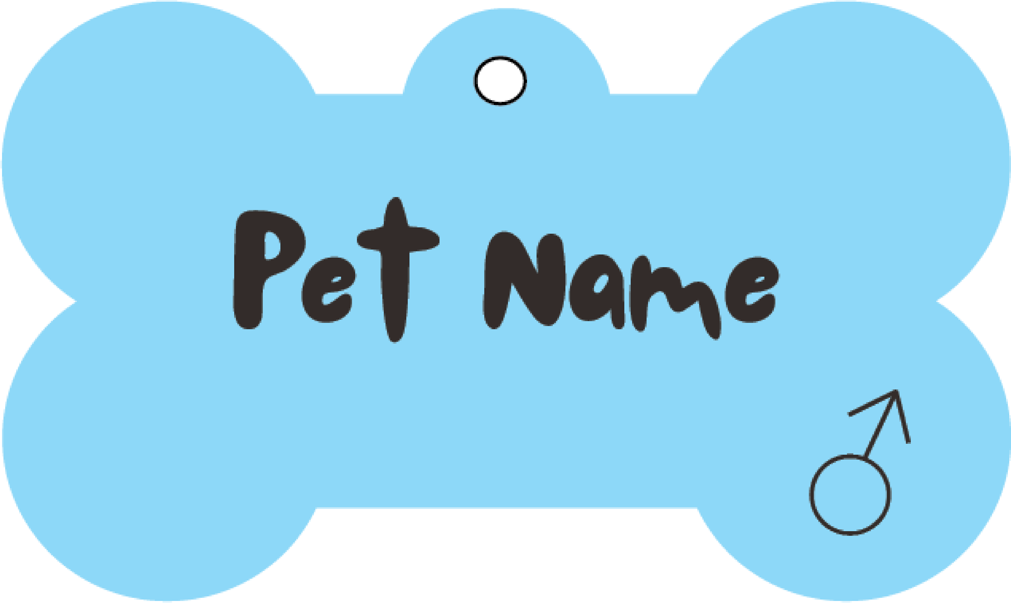 Paw-sonalised Tag – Laser Engraved Dog Tag