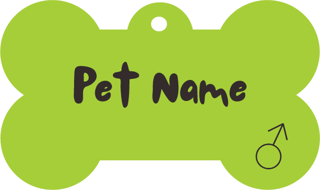 Paw-sonalised Tag – Acrylic Dog Tag