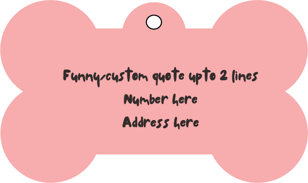 Paw-sonalised Tag – Laser Engraved Dog Tag